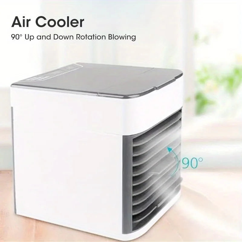 Ventilador Portátil e Umidificador, Purificador De Ar, Uso Doméstico