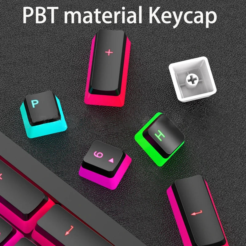 teclado mecânico, OEM PBT Key Cap, Retroiluminado para perfil MX, Keycaps para GMK87, GMK81, GMK67, K617, M87, 119 teclas