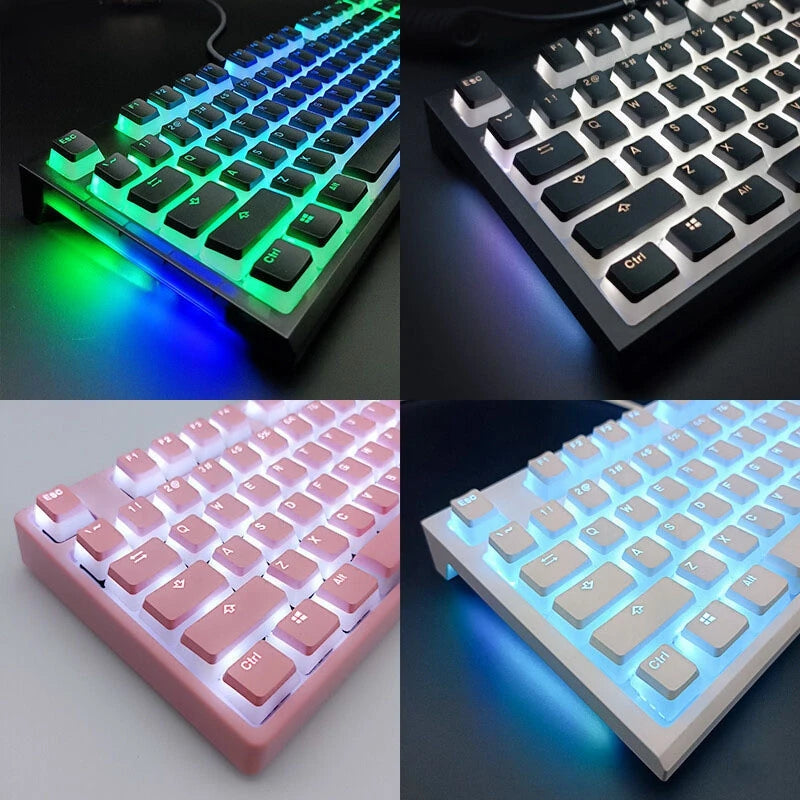 teclado mecânico, OEM PBT Key Cap, Retroiluminado para perfil MX, Keycaps para GMK87, GMK81, GMK67, K617, M87, 119 teclas